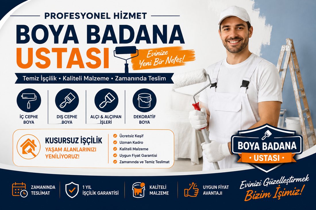 Karabağlar boya badana ustası – profesyonel boyacı